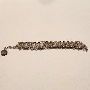 Paris Coin Charm Bracelet - Eiffel Tower, Sacré-Cœur, Notre Dame